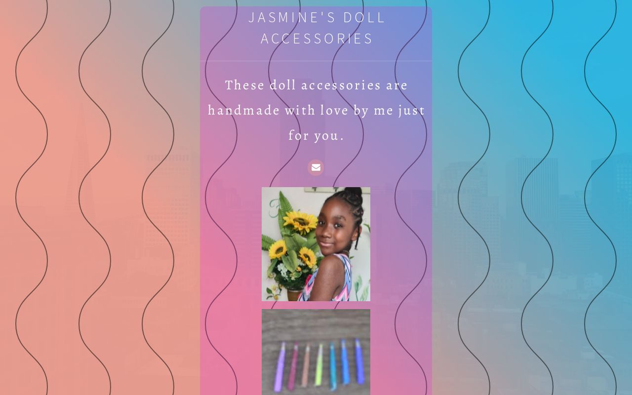 Jasmine's Doll Accessories